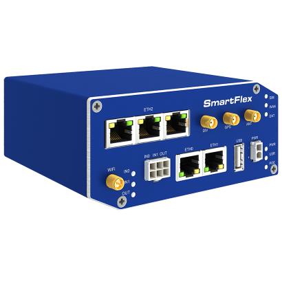 SmartFlex, EMEA/LATAM/APAC, 5x Ethernet, Wi-Fi, Metal, EU Accessories
